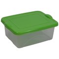 Redmon Redmon 7426GR 10 Litre & 2.5 gal Clearview Storage with Color Snap-On Lid; Green 7426GR